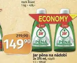 Coop Jar pěna na nádobí 2x 375 ml nabídka