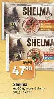 Shelma 4x 85 g, vybrané druhy