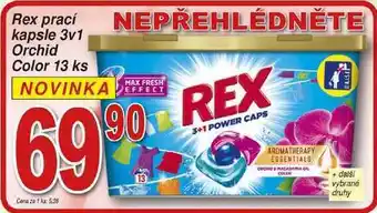 Hruška Rex prací kapsle 3v1 orchid color 13 ks nabídka