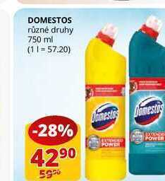 Flop Domestos různé druhy 750 ml nabídka