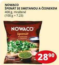 Flop Nowaco špenát se smetanou a česnekem 400 g nabídka