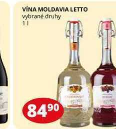 Flop Vína moldavia letto vybrané druhy 1l nabídka