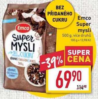 Billa Emco super mysli 500 g nabídka
