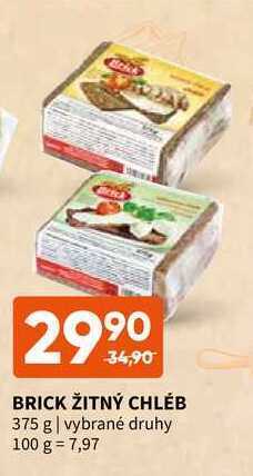 Terno Brick žitný chléb 375 g nabídka
