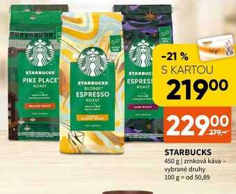 Terno Starbucks 450 g zrnková káva nabídka