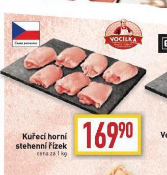 Kuřecí horní stehenní řízek