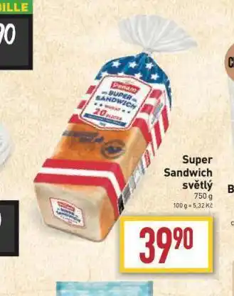 Billa Super sandwich nabídka