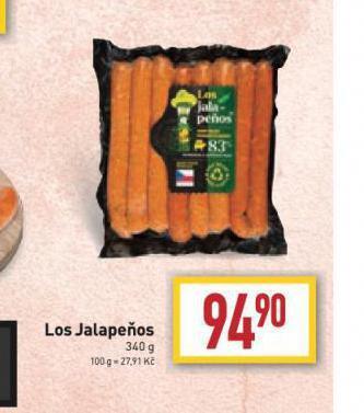 Billa Los jalapeňos nabídka