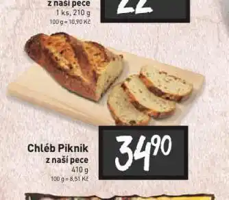 Billa Chléb piknik nabídka