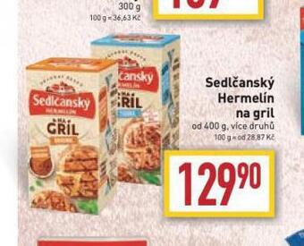 Billa Sedlčanský hermelín na gril nabídka