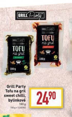 Billa Tofu na gril nabídka