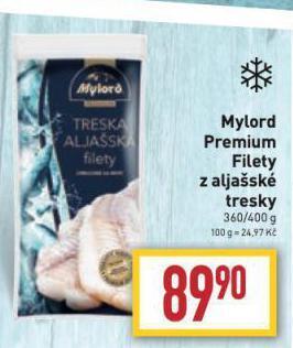 Billa Mylord premium filety z aljašské tresky nabídka