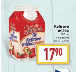 Billa Kefírové mléko nabídka