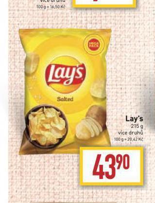 Billa Lay's nabídka