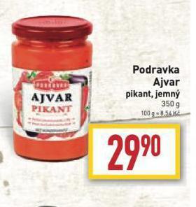 Billa Podravka ajvar nabídka