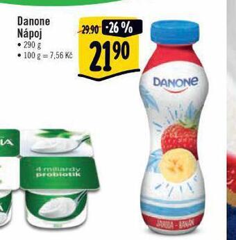 Albert Danone nápoj nabídka