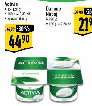 Albert Activia jogurt nabídka