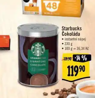 Albert Starbucks čokoláda nabídka