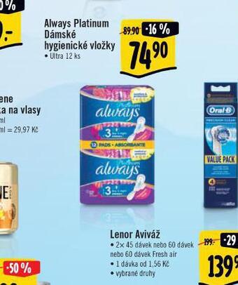 Albert Always dámské vložky nabídka