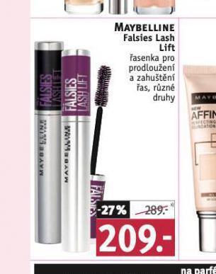 Rossmann Maybelline řasenka nabídka