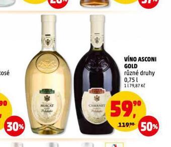 Penny Market Víno asconi gold nabídka