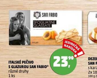 Penny Market Italské pečivo s glazurou san fabio nabídka