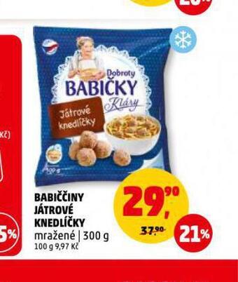 Penny Market Babiččiny játrové knedlíčky nabídka