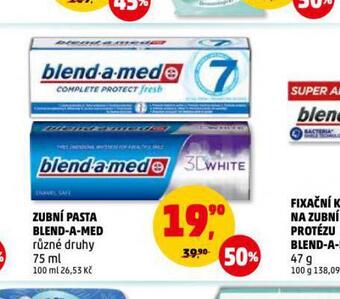 Penny Market Blend a med zubní pasta nabídka