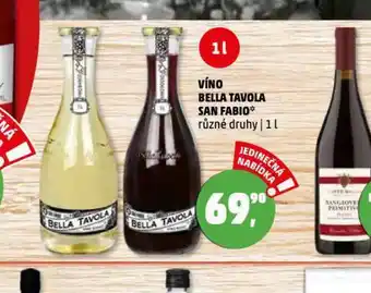 Penny Market Víno bella tavola san fabio nabídka