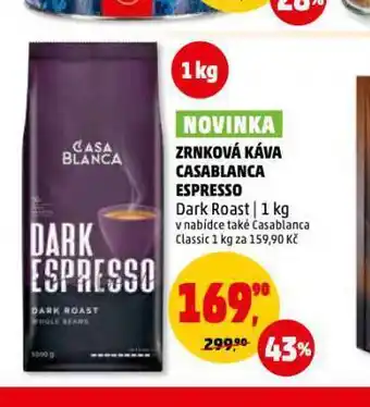 Zrnková káva casablanca espresso