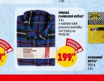 Penny Market Pánská flanelová košile nabídka