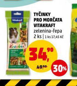 Penny Market Vitakraft tyčinky pro morčata nabídka
