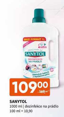 Terno Sanytol 1000 ml | dezinfekce na prádlo nabídka