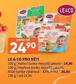 Terno Le & co pro děti 100 g nabídka
