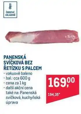 Makro Panenská svíčková bez řetízku s palcem 1 kg nabídka