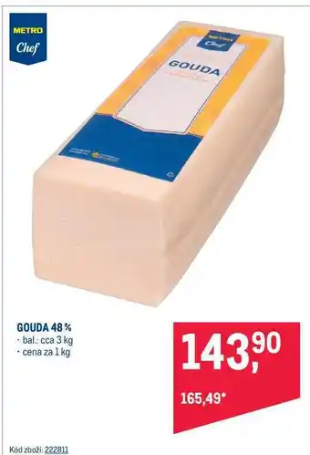 Makro Gouda 48% 1 kg nabídka
