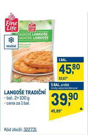 Makro Langoše tradiční 2x 100 g nabídka