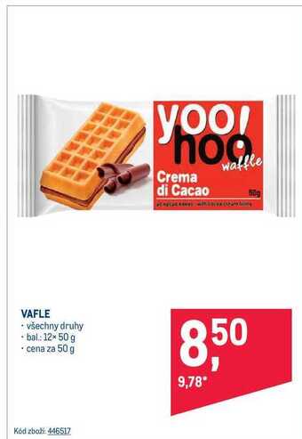 Makro Vafle 50 g nabídka