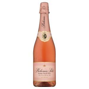 Makro Bohemia sekt rose demi sec jakostní šumivé víno růžové 0,75l nabídka