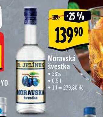 Albert Moravská švestka 0,5 l nabídka