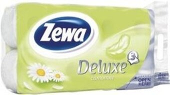Albert Zewa deluxe toaletní papír 3-vrstvý 8 rolí, vybrané druhy nabídka