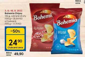 Tesco Bohemia chips 140 g nabídka
