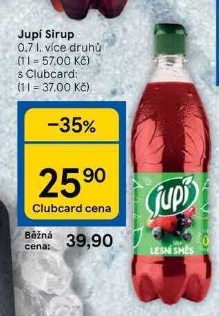 Tesco Jupí sirup 0.7 l nabídka