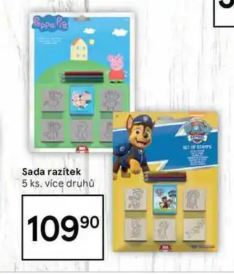 Tesco Sada razítek 5 ks nabídka