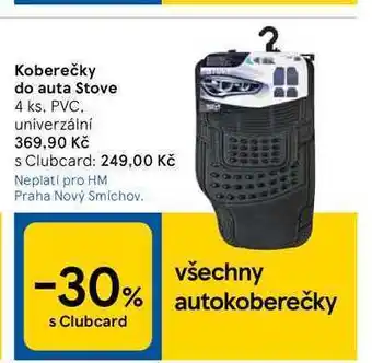 Koberečky do auta stove 4 ks, pvc