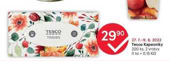 Tesco Tesco kapesníky 200 ks, 2 vrstvy nabídka