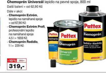 Barvy a laky drogerie Chemoprén univerzál lepidlo na pevné spoje, 800 ml nabídka