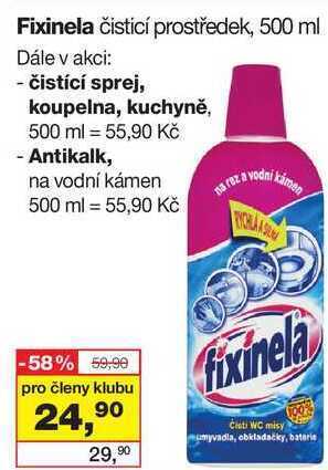 Barvy a laky drogerie Fixinela čistící prostředek, 500 ml nabídka