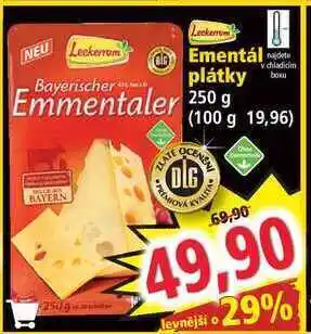 Norma Leckerrom bayerischer emmentaler 250 g nabídka