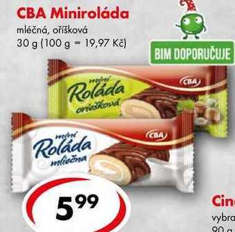 CBA Cba miniroláda, 30 g nabídka